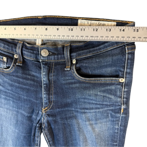 Rag & Bone Dark Blue Skinny Jeans Women's Size 30 - Picture 4 of 8